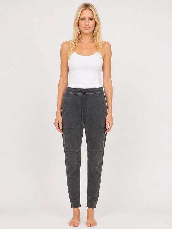 James Perse Pants - James Perse Soft Drape Utility Pant Womens 2 Medium M Dark Gray Pants